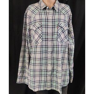 Levi's Men's Multicolor Flannel Shirt/Pearl Snaps Size 3XL SKU 3377